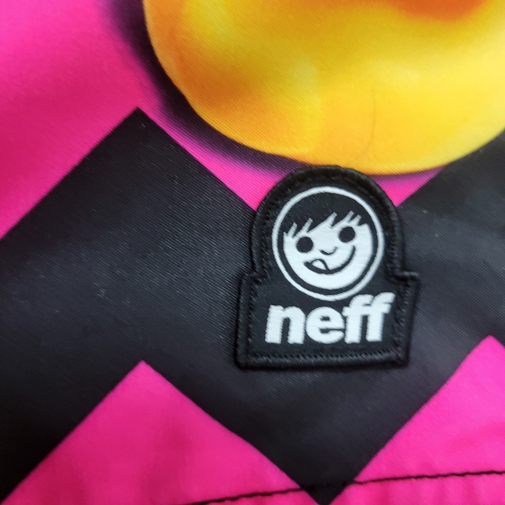 Neff Mens Large Black Yellow Pink All Over Rubber Duck Hypnotic Swimsuit - Picture 4 of 5